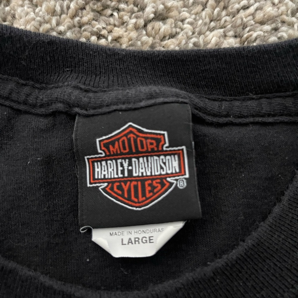 Men’s Harley Davidson 2011 Grand Canyon Halloween Jack O’Lantern T-Shirt Size L - Picture 3 of 6